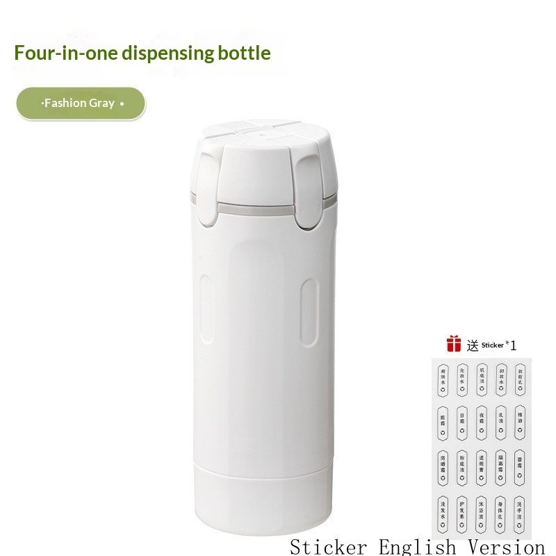 4 In 1 Travel Dispenser Portable Travel Bottles Leak Proof Leakproof Travel Container For Perfume Shampoo Conditioner Lotion – Image 4